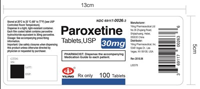 paroxetine-30mg 100s - paroxetine 30mg 100s
